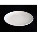 Haonai hot sale cheap and bulk round porcelain plate